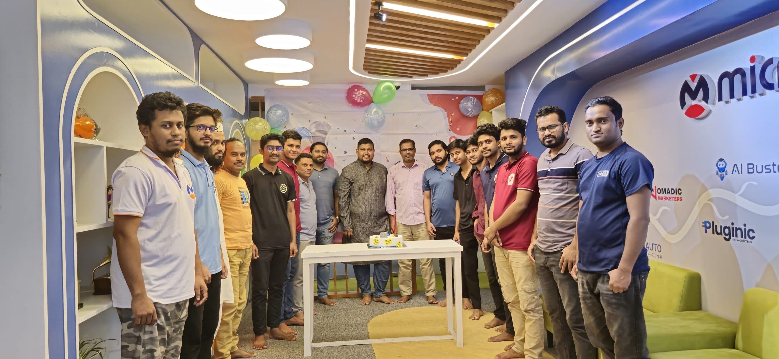 Team lunch gathering and bonding time