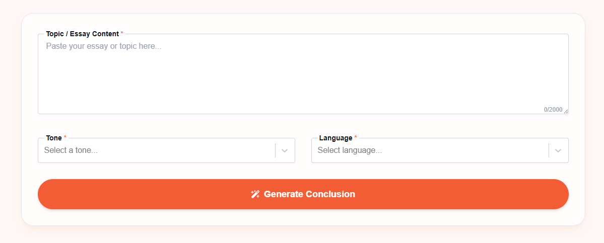 What is Free AI Conclusion Generator?