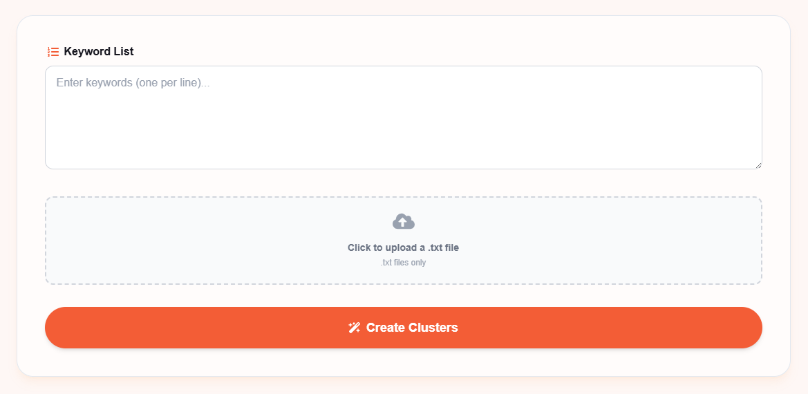 What is Free Keyword Clustering Tool?