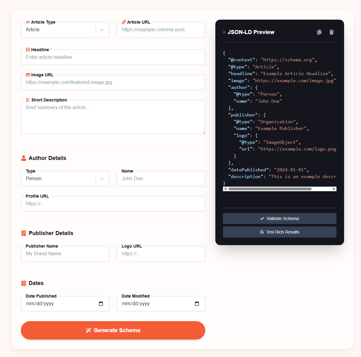 What is Schema Generator Tool?