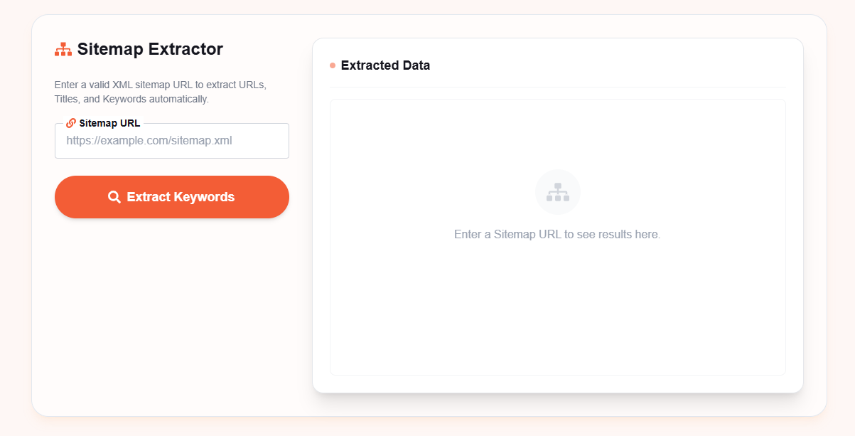 What is Free XML Sitemap URL Extractor?