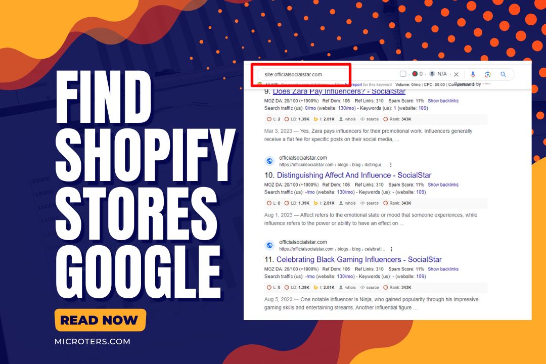 How To Find Shopify Stores On Google: Five Different Ways Described