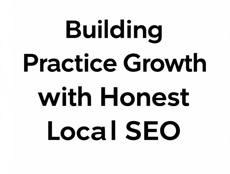 Building Practice Growth with Honest Local SEO