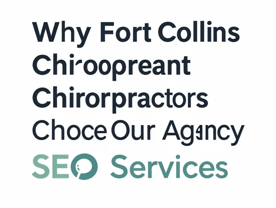 Why Fort Collins Chiropractors Choose Our Agency