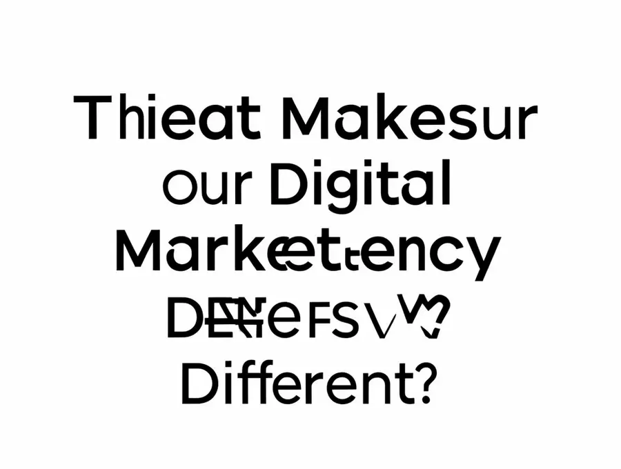 What Makes Our Digital Marketing Agency Different?