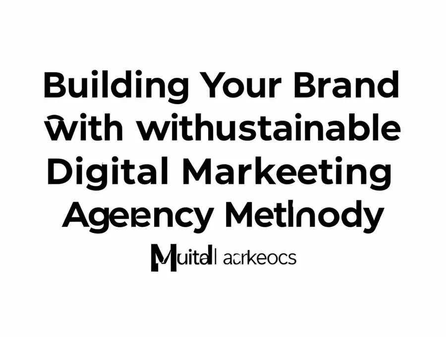 Building Your Brand with Sustainable Digital Marketing Agency Methods