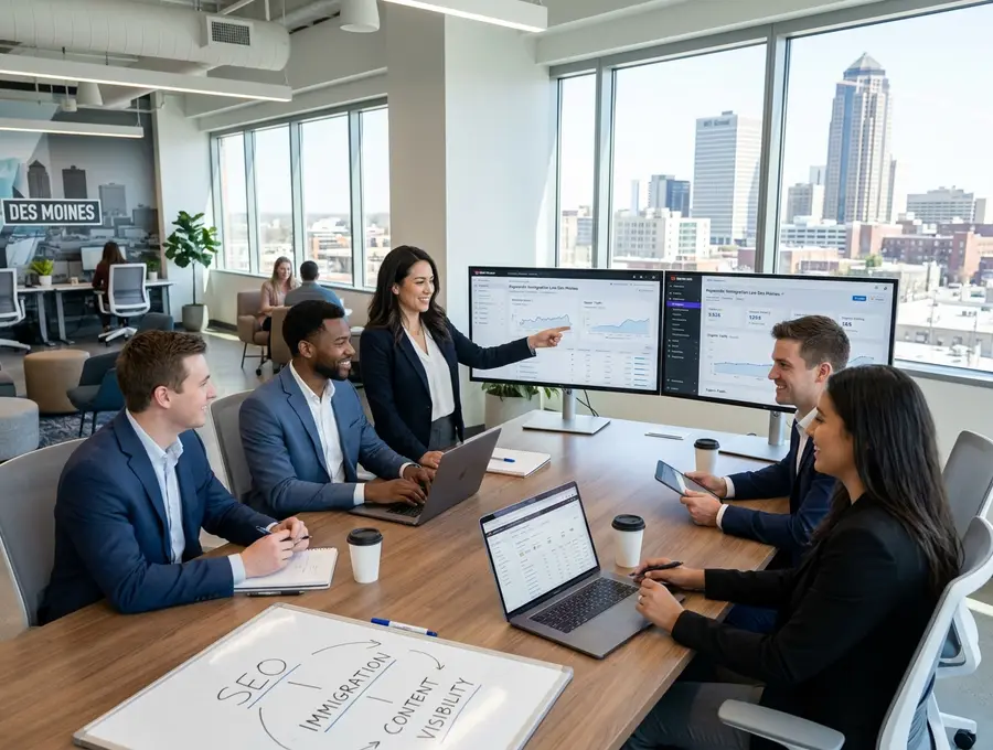 Let's Know About Our Immigration Law Firm SEO Services in Des Moines