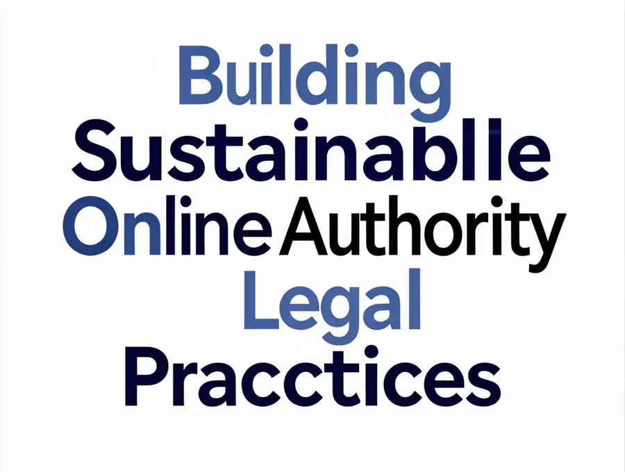 Building Sustainable Online Authority for Legal Practices