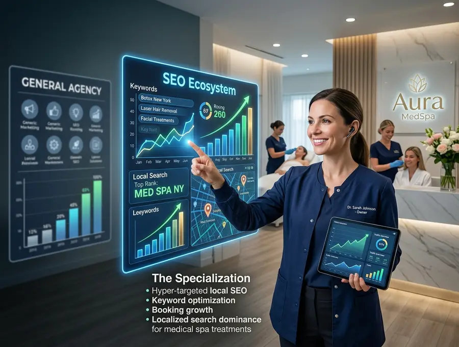 Why Med Spas Choose Us Over General Agencies