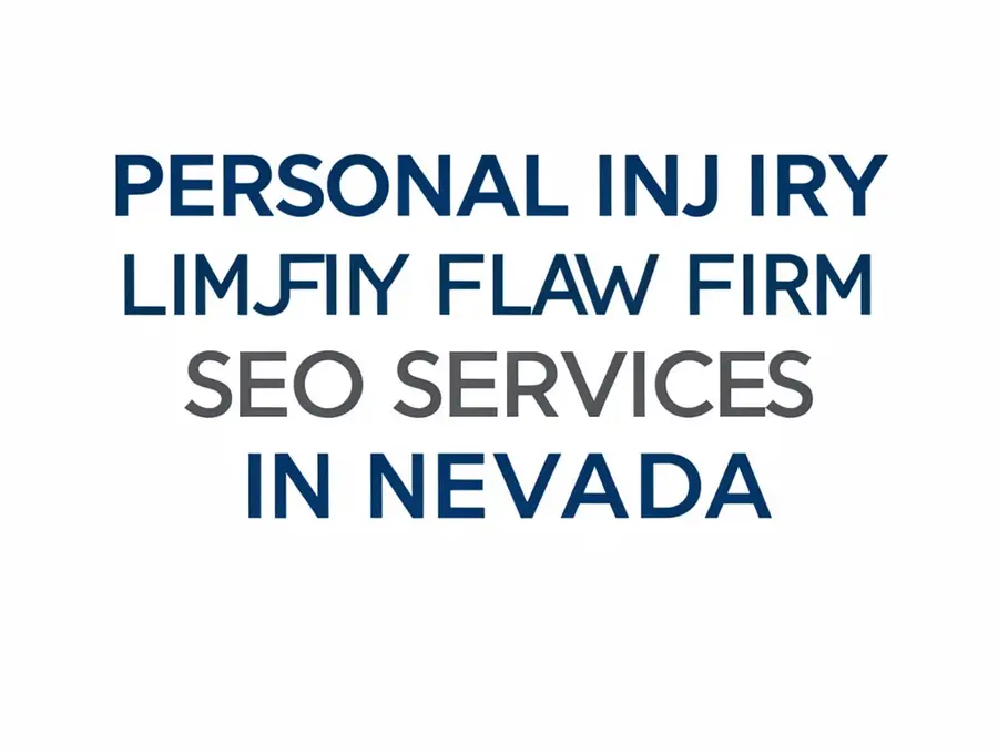 Personal Injury Law Firm SEO Services in Nevada