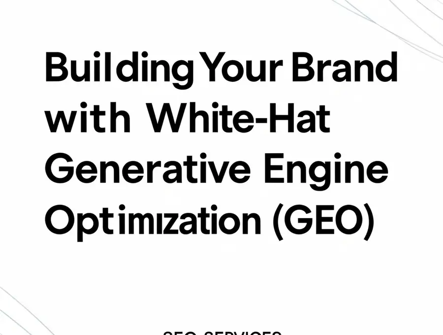 Building Your Brand with White-Hat Generative Engine Optimization (GEO)