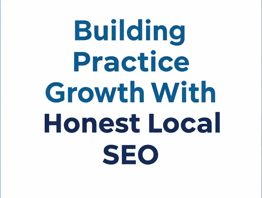 Building Practice Growth With Honest Local SEO