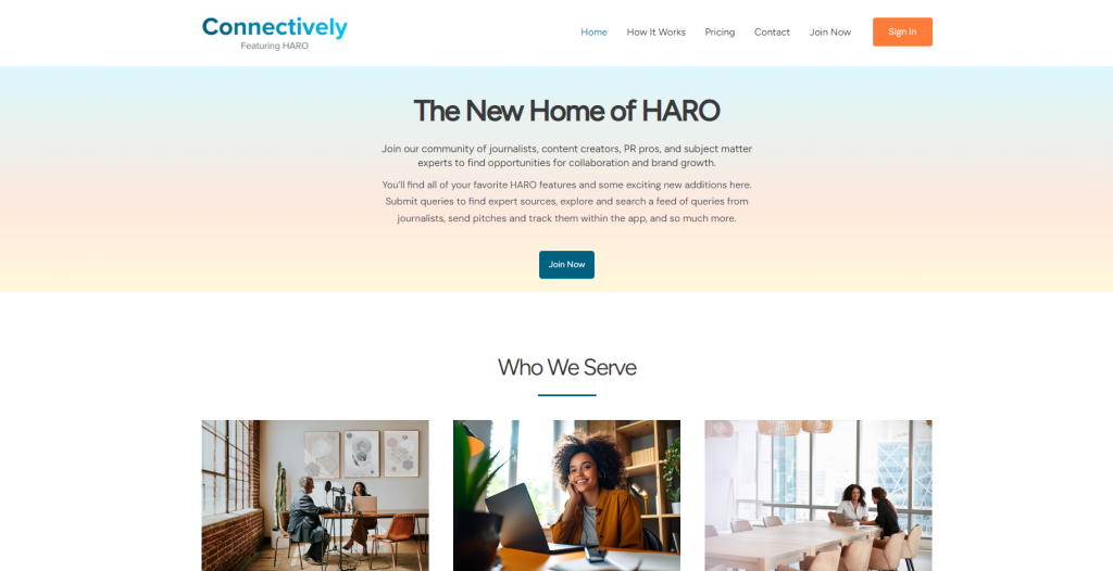 HARO pricing plan comparison table displaying free and paid subscription tiers