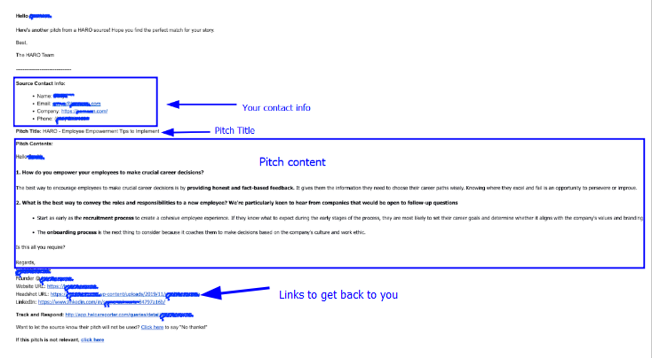 HARO dashboard interface displaying a list of active media queries