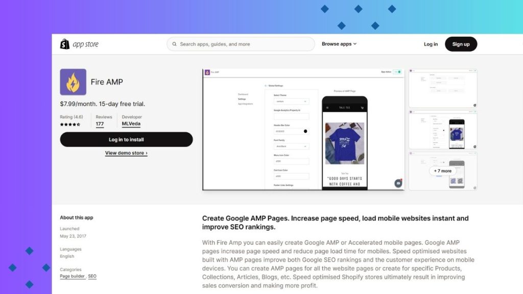 Fire AMP - Best for Faster Mobile Browsing Optimization